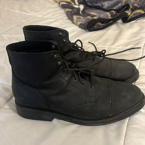 Thursday boots matte black captain sz 9.5 wide
